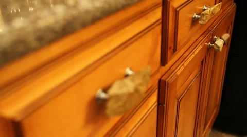 Wooden Cupboard Video stock 40813049