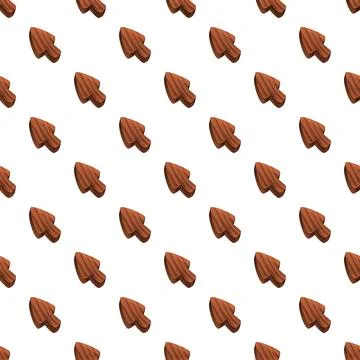 Wooden cursor arrow pattern design for digital use Stock Illustration