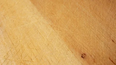Wooden Cutting board rotating pattern macro texture background backdrop footage Video stock 91380909