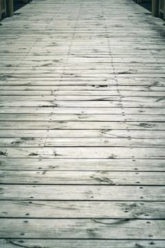 Wooden deck background lumber pattern. Old fashioned Jetty Stock Photos