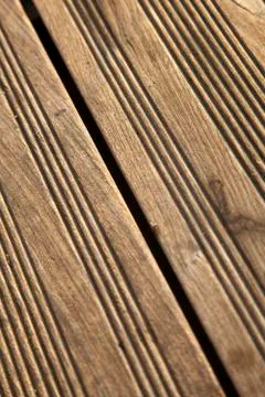 Wooden deck macro Stock Photos