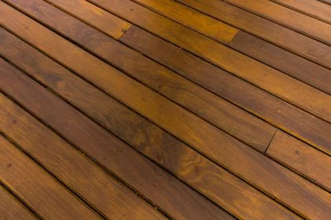 Wooden deck Stock Photos