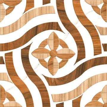 Wooden decorative panel design pattern. Stock Photos