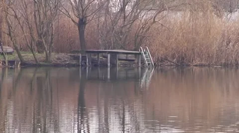 Wooden dock 2. Video stock 34509542