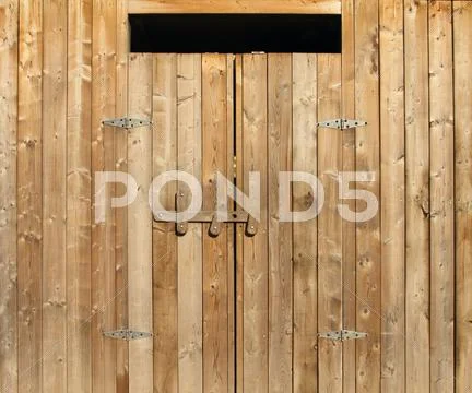 Wooden doors Stock Photos