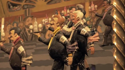 Wooden dummy, Carousel Stock Footage 102765673