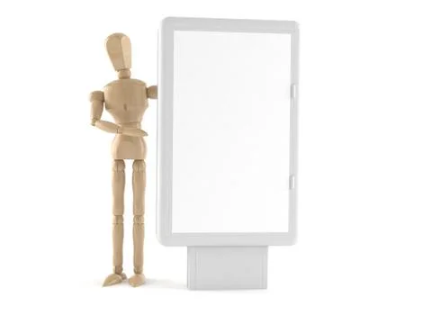 Wooden dummy Stock Illustration