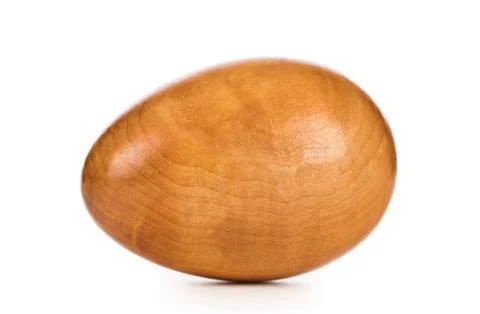 Wooden egg patch Stock Photos
