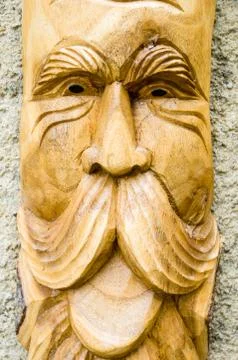 Wooden elderly Stock Photos