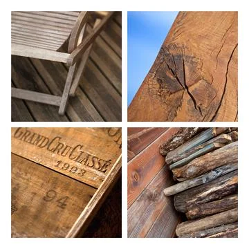 Wooden elements Stock Photos