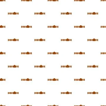 Wooden fence gate pattern seamless background design Stock Illustration