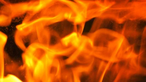 Wooden Fire Burning Flames 5 Stock Footage 103546331