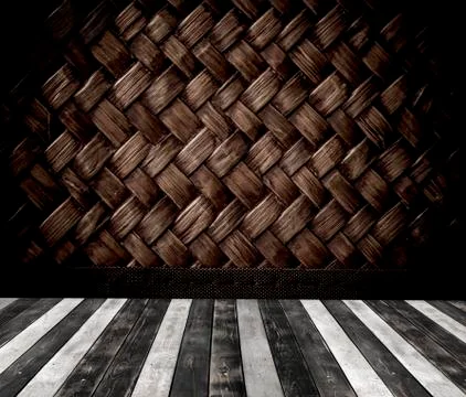 Wooden floor with pattern background Фото