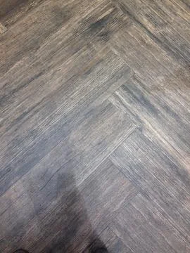 Wooden Floor Surface With Diagonal Pattern Foto stock