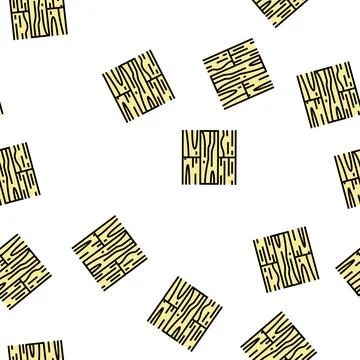 Wooden floor vector seamless pattern Stockillustratie