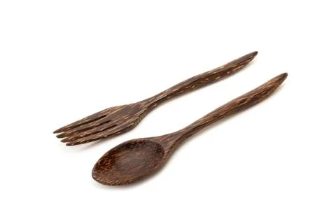 Wooden fork Stock Photos