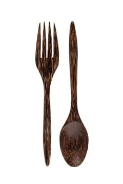 Wooden fork Stock Photos