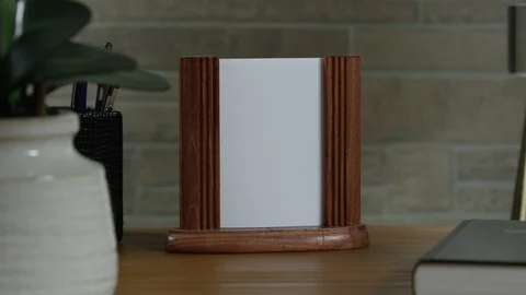 Wooden Frame Closeup Stock-Footage 114010481