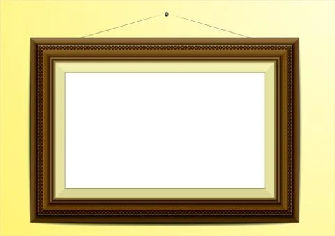 Wooden frame Stock Illustration