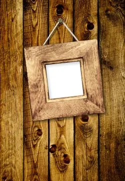 Wooden frame Stock Illustration