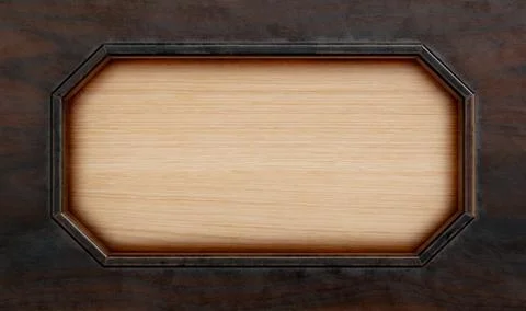 Wooden frame Stock-Illustration