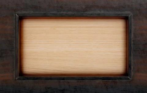 Wooden frame Stock Illustration