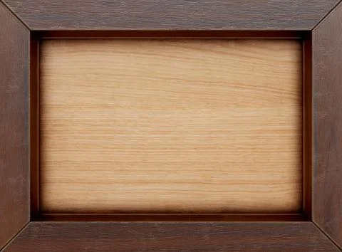 Wooden frame Illustrazione stock