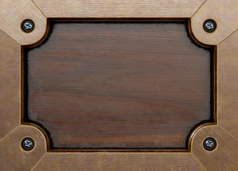Wooden frame Illustrazione stock