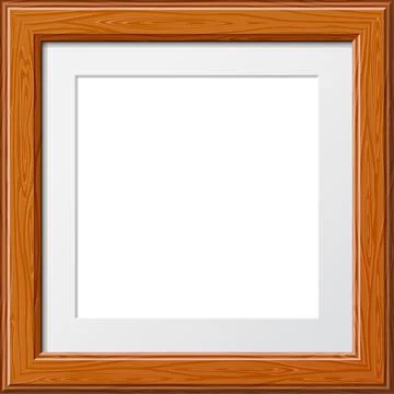 Wooden Frame Stock Illustration