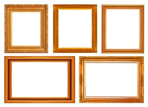 Wooden frame Stock Photos