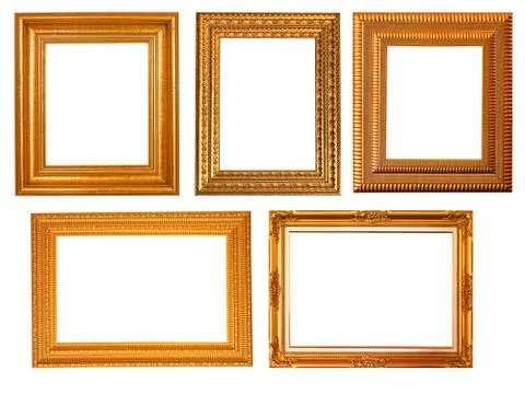 Wooden frame Stock Photos