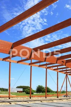 A wooden frame Stock Photos