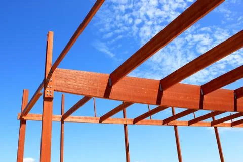 A wooden frame Stock Photos