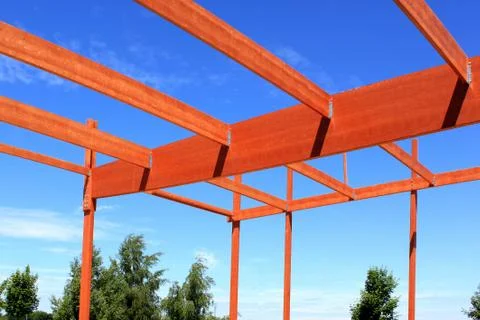 A wooden frame Stock Photos