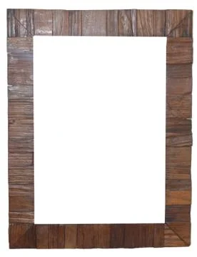 Wooden frame 스톡 사진