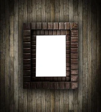 Wooden frame Stock Photos