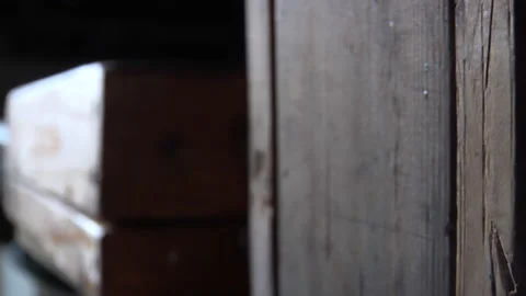 Wooden Frame On A Workbench Stock Footage 136342334