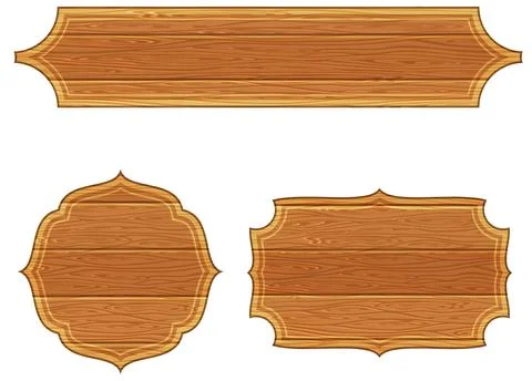 Wooden Frames イラスト素材