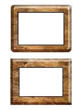 Wooden frames Stock Photos