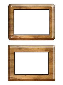 Wooden frames Stock Photos