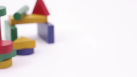 Wooden games Stock Footage 77047330