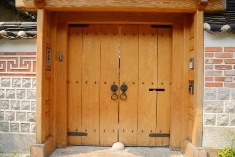 Wooden gate Stock Photos