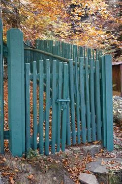 Wooden gate Stock Photos