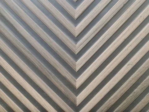 Wooden geometric pattern design Stock Photos