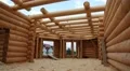 Wooden house interior HD Footage