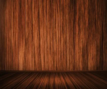 Wooden interior background Stock Illustration