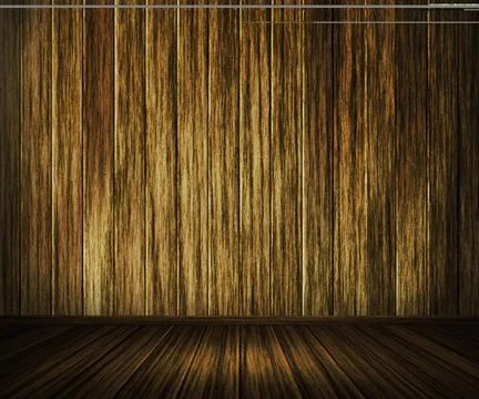 Wooden interior background Stock Illustration