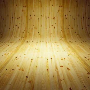 Wooden interior Stock Illustration