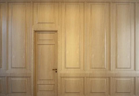 Wooden interior Stock Illustration