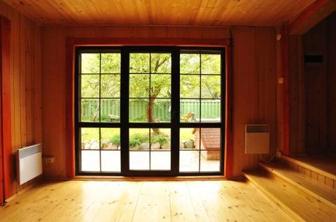 Wooden interior Stock Photos